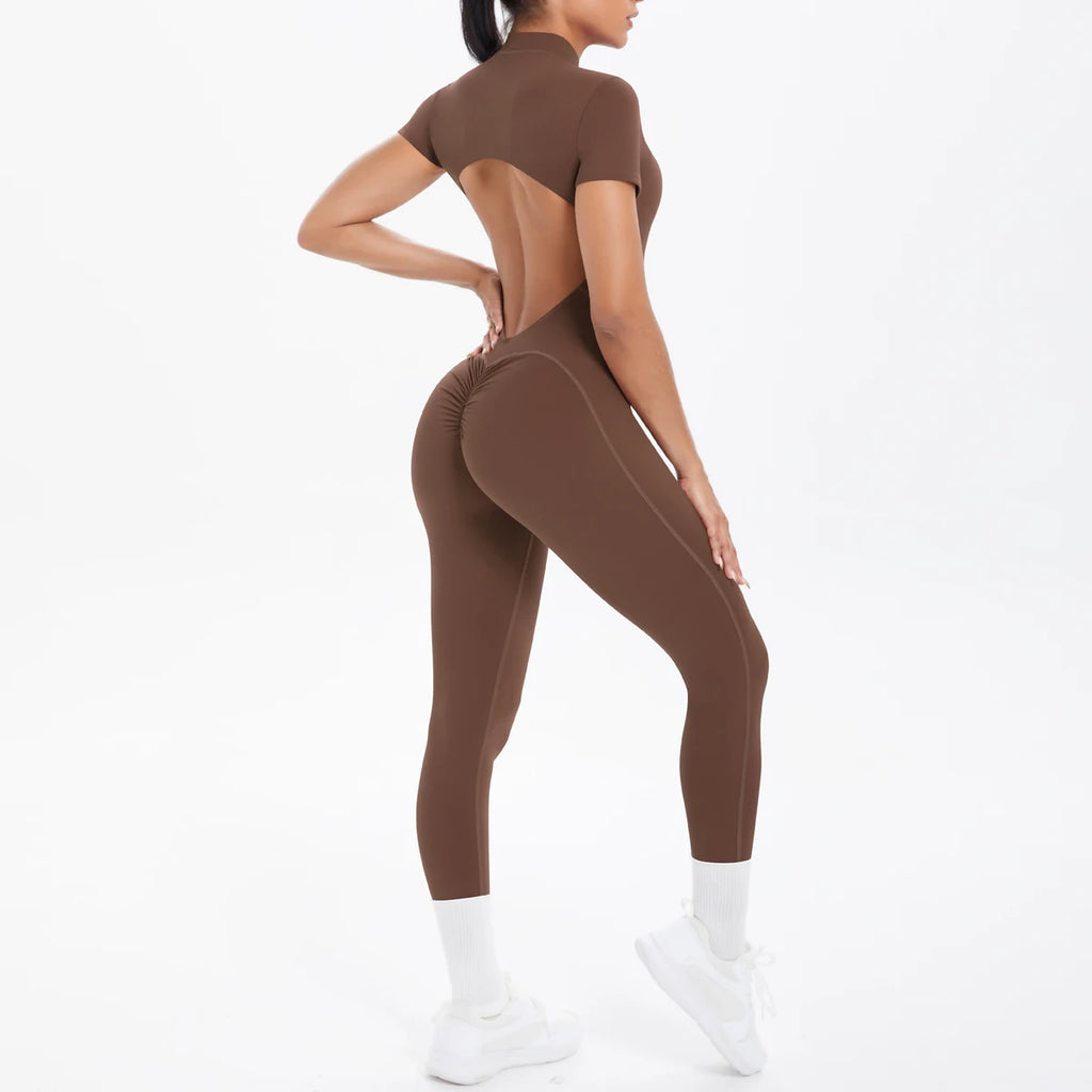 PERFORMANCE JUMPSUIT [OPEN-BACK FULBODY SUIT]