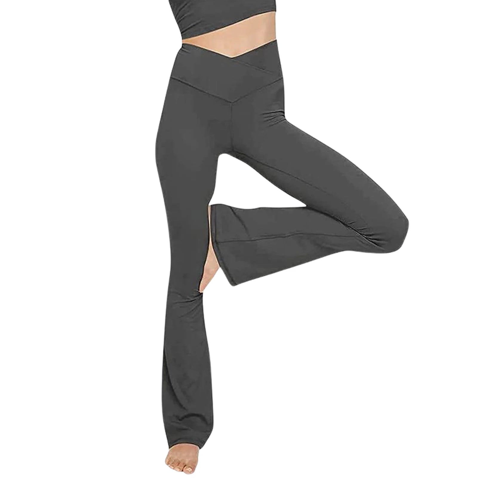 SILKY SLOW PANTS [HIGH WAISTED YOGA LEGGINGS]