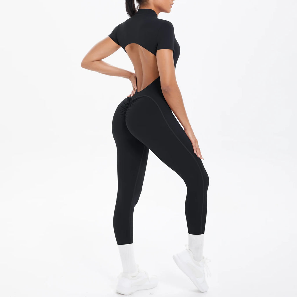 PERFORMANCE JUMPSUIT [OPEN-BACK FULBODY SUIT]